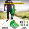 VEVOR Electric Fence Netting, 35.4" H x 164' L, PE Net Fencing with 14 Posts Double Spiked, Utility Portable Mesh for Goats, Sheep, Lambs, Deer, Hogs,