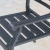 Patio Dining Chairs Set of 4 Outdoor Furniture Chair Set with Steel Frame and Armrest