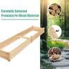 Wooden Vegetable Raised Garden Bed Backyard Patio Grow Flowers Planter