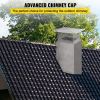 VEVOR Chimney Cap, 17" x 29" Flue Caps, 304 Stainless Steel Fireplace Chimney Cover, Adjustable Metal Spark Arrestor with Bolts Screws, Mesh Chimney F